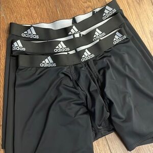 Adidas Men’s Microfiber Boxer Briefs Athletic Fit Underwear (3-pack) Medium
